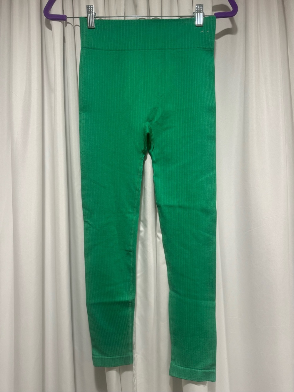 Cotton On Girl’s 13/14 Kelly Green Ribbed Leggings